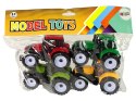 Zestaw Traktorów Rolniczych Farma 4 Sztuki Kolorowe LEAN Toys