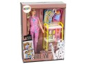 Lalka Dla Dzieci Lekarz Długie Włosy Akcesoria LEAN Toys