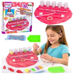 Zestaw Kreatywny do Robienia Bransoletek DIY Diamenciki Wyklejanie LEAN Toys