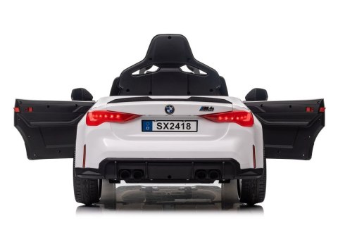 Auto Na Akumulator BMW M4 Białe LEAN CARS