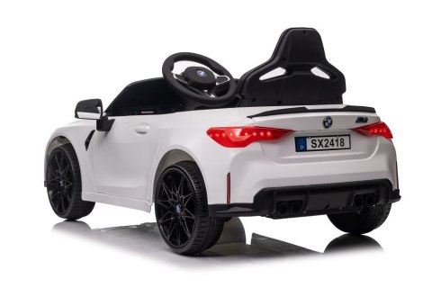 Auto Na Akumulator BMW M4 Białe LEAN CARS