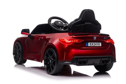 Auto Na Akumulator BMW M4 Czerwone Lakierowane LEAN CARS