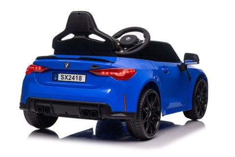 Auto Na Akumulator BMW M4 Niebieskie LEAN CARS