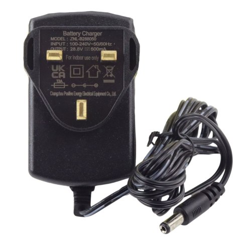 Ładowarka 28.8V 500MA Gniazdko Angielskie LEAN Toys