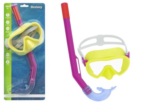 Maska z Rurką do Nurkowania Żółto- Różowa Bestway 24036 Bestway