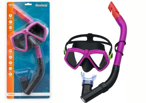 Zestaw do Nurkowania Maska z Rurką Różowy 24070 Bestway