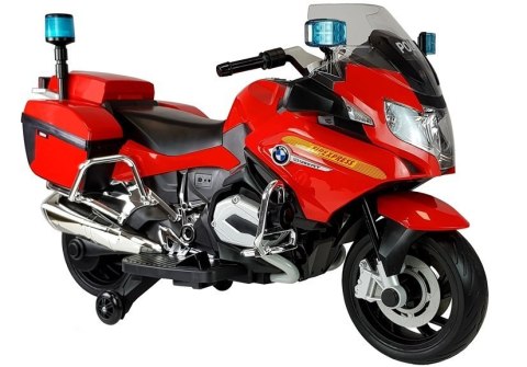 Motor na Akumulator BMW R1200 Policja Czerwony LEAN CARS