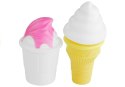 Serwis Urodzinowy Tort Ciasteczka Świeczki Lody LEAN Toys