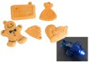 Serwis Urodzinowy Tort Ciasteczka Świeczki Lody LEAN Toys