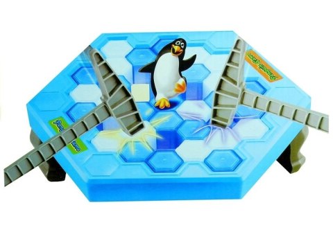 Wesoła Gra Zręcznościowa Uratuj Pingwina Pułapka LEAN Toys