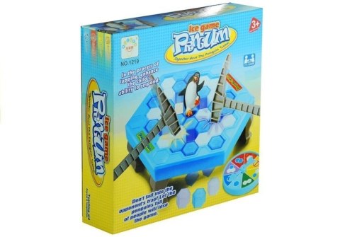 Wesoła Gra Zręcznościowa Uratuj Pingwina Pułapka LEAN Toys