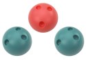 Gra Zręcznościowa Zestaw Kręgli 6szt Kolorowe LEAN Toys