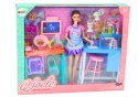 Zestaw Lalka Weterynarz Gabinet Pielęgnacyjny Meble Akcesoria Zwierzaki LEAN Toys