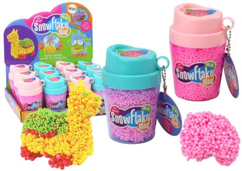 Squishy Kulki Styropianowe Masa w Kubeczku Różowy LEAN TOYS