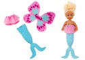 Mini Laleczka 2w1 Syrenka Wróżka Ogon Skrzydła LEAN Toys