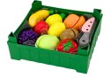 Zestaw Owoców Do Krojenia w Skrzynce 9 El Nóż Zielony LEAN Toys