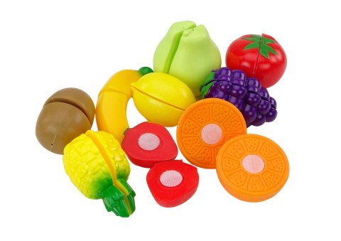 Zestaw Owoców Do Krojenia w Skrzynce 9 El Nóż Zielony LEAN Toys