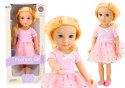 Lalka W Sukience Z Tiulem Różowa Blond Włosy LEAN Toys