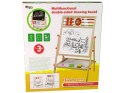 Tablica Do Rysowania Dwustronna Edukacyjna 2w1 Drewniana LEAN Toys