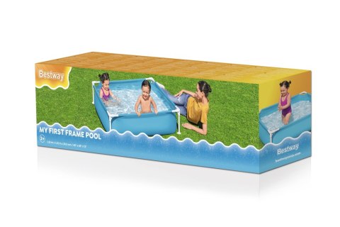 Basen Ogrodowy Stelażowy Dla Dzieci 122 cm x 122 cm x 30 cm Bestway 56217 Bestway