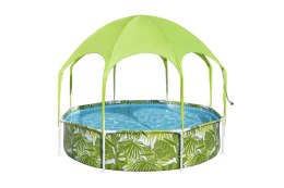Basen Ogrodowy Stelażowy Dla Dzieci 244 cm x 51 cm Bestway 56432 Zielony Bestway