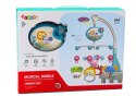 Karuzela Do Łóżeczka Projektor Pozytywka Lampka 400 Kołysanek Niebieska LEAN Toys