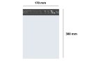 Folia Kurierska Koperta Foliopak 100 Sztuk 170x 300mm LEAN