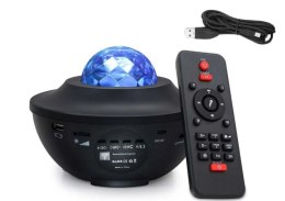 Projektor Gwiazd Lampka Nocna Led Głośnik Bluetooth Pilot LEAN