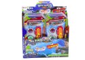 Zestaw Pistolet Wyrzutnia 2 Metalowe Krążki Czerwony Światła LEAN Toys