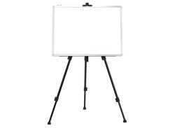 Zestaw Tablica Magnetyczna 90x60cm na Stojaku Pisaki Gąbka LEAN