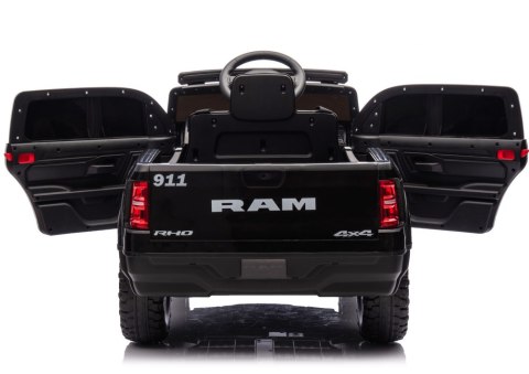 Auto Na Akumulator ZB618P Dodge Ram Policyjny Czarny LEAN CARS
