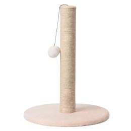 Drapak dla Kota Słupek do Drapania Wieża 40 cm x 30 cm Beżowy LEAN