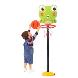 Kosz Do Gry W Koszykówkę Regulowany Żaba Zielona 110cm LEAN Toys
