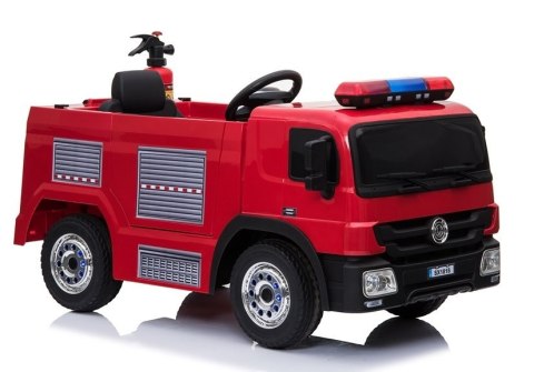 Pojazd Na Akumulator Wóz Strażacki Czerwony SX1818 LEAN CARS