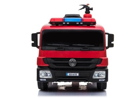 Pojazd Na Akumulator Wóz Strażacki Czerwony SX1818 LEAN CARS