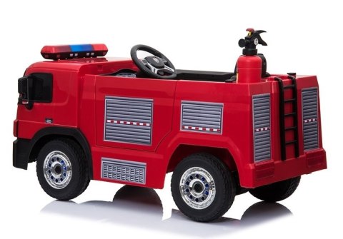 Pojazd Na Akumulator Wóz Strażacki Czerwony SX1818 LEAN CARS