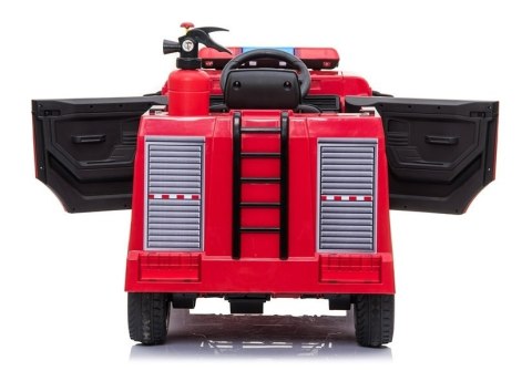 Pojazd Na Akumulator Wóz Strażacki Czerwony SX1818 LEAN CARS