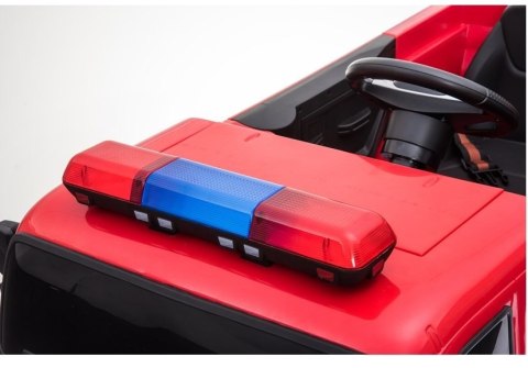 Pojazd Na Akumulator Wóz Strażacki Czerwony SX1818 LEAN CARS