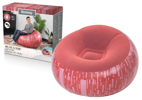 Dmuchany Fotel Czerwony Bestway 75052 Bestway