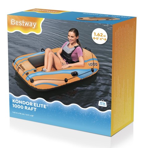 Dmuchany Ponton 162 x 96 cm Kondor Elite 1000 Bestway 61135 Bestway
