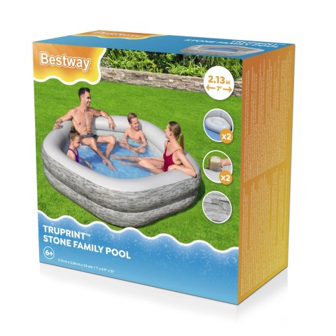 Dmuchany Basen Ogrodowy 213x 206x 53 cm Bestway 54423 Bestway
