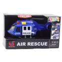 Helikopter Policyjny Z Dźwigiem Światła Dźwięki Niebieski LEAN Toys