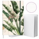 Notatnik Zeszyt Planner W Linie Liście Bananowca Gumka A5 80 Kartek LEAN