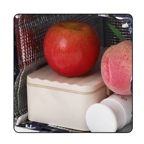 Torba Termiczna Izolacyjna Śniadaniowa Lunch Bag Dinozaur Niebieski 23cm LEAN
