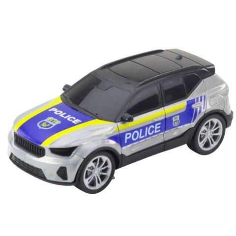 Zestaw Policyjny Helikopter Samochód Ruchome Elementy Światła Dźwięki LEAN Toys