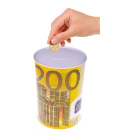 Metalowa Skarbonka Puszka Banknot 200 Euro 16,5 x 12cm LEAN
