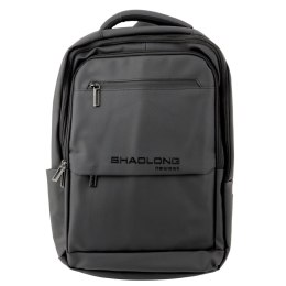 Plecak Miejski Biznesowy USB Kieszeń Na Laptopa Czarny 16L 41cm LEAN