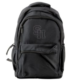 Plecak Szkolny Miejski Przegroda Środkowa SH Czarny 38cm 20L LEAN