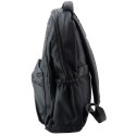 Plecak Szkolny Miejski Przegroda Środkowa SH Czarny 38cm 20L LEAN