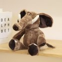Pluszowa Maskotka Przytulanka Słoń Z Dużymi Uszami Brązowy 22cm LEAN Toys